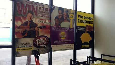 Dollar General 'Every Day Heroes' Window Poster